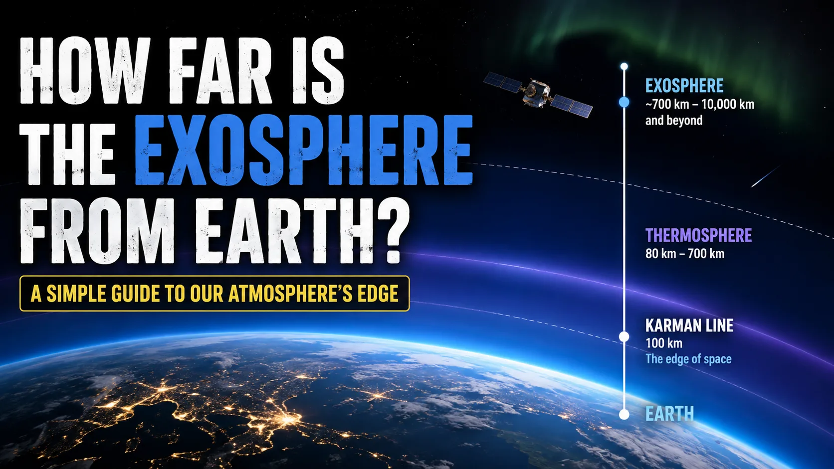 How Far Is the Exosphere From Earth? Key Distance Facts