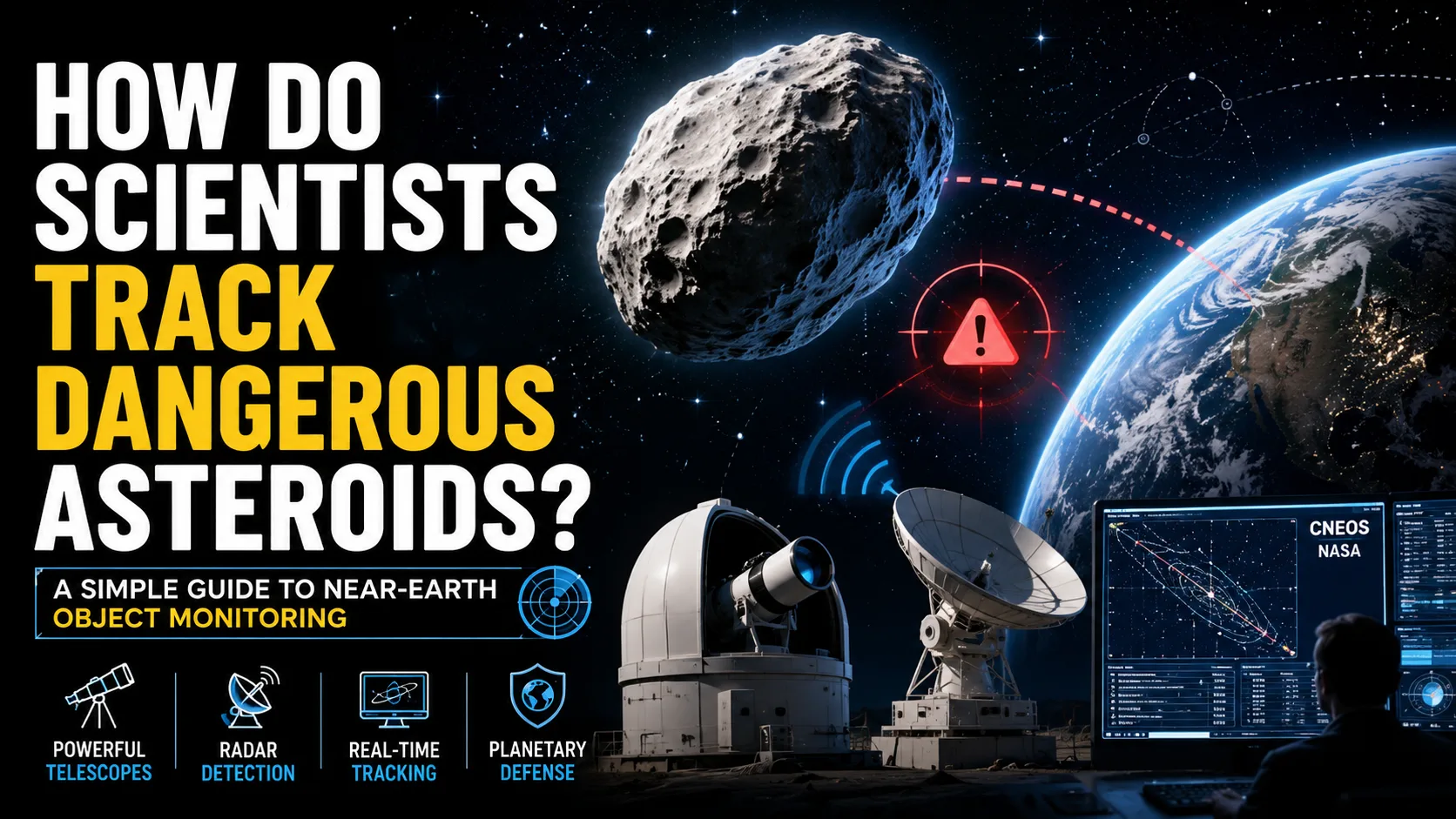 How Do Scientists Track Dangerous Asteroids? A Simple Guide to Near-Earth Object Monitoring