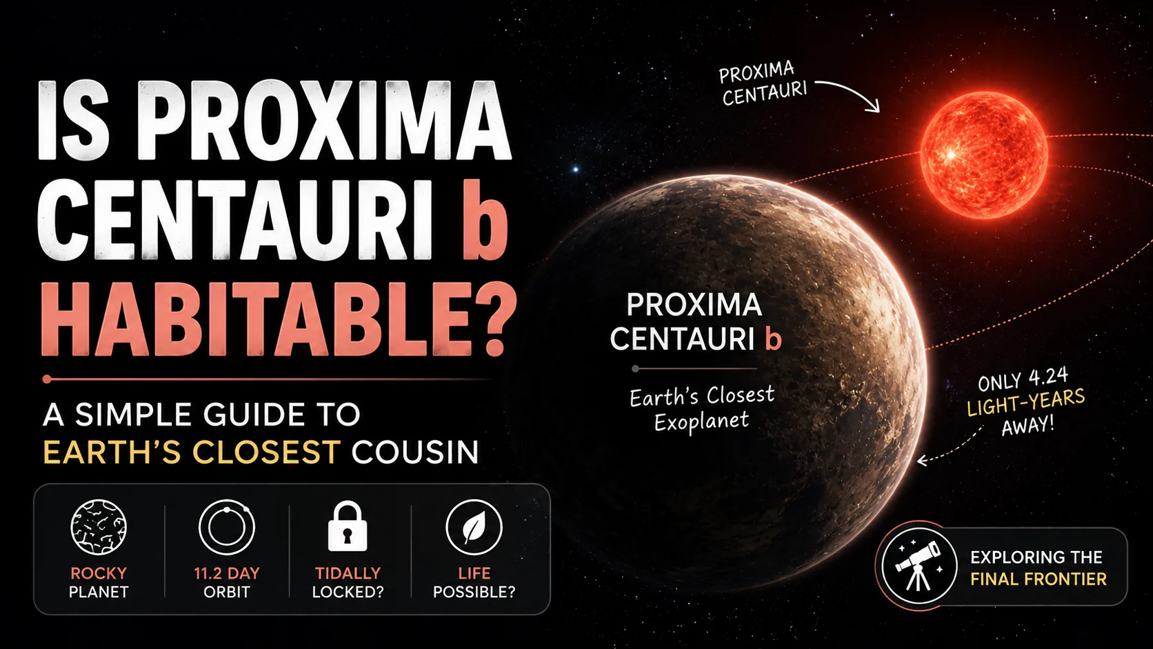 Is Proxima Centauri b Habitable? A Simple Guide to Earth's Closest Cousin