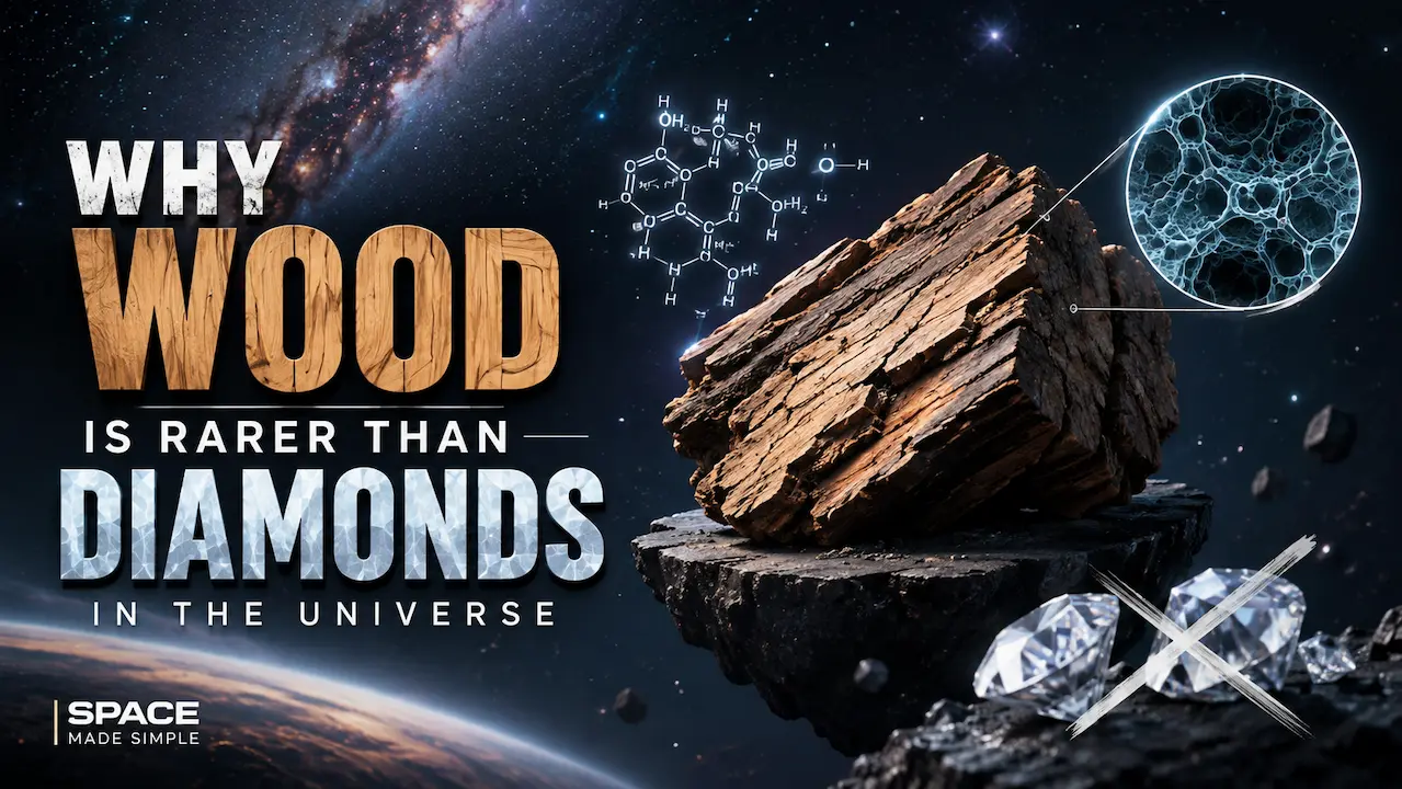 Why Wood Is Rarer Than Diamonds in the Universe